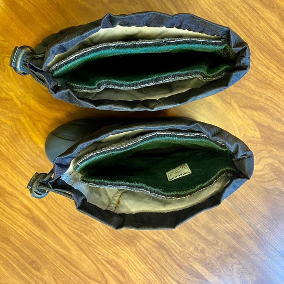 Sorel Kids Black and Red Snow Boots - Picture 8 of 11